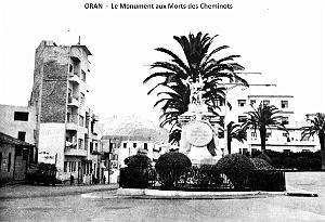 Oran - Gare- Monument aux Morts des Cheminots